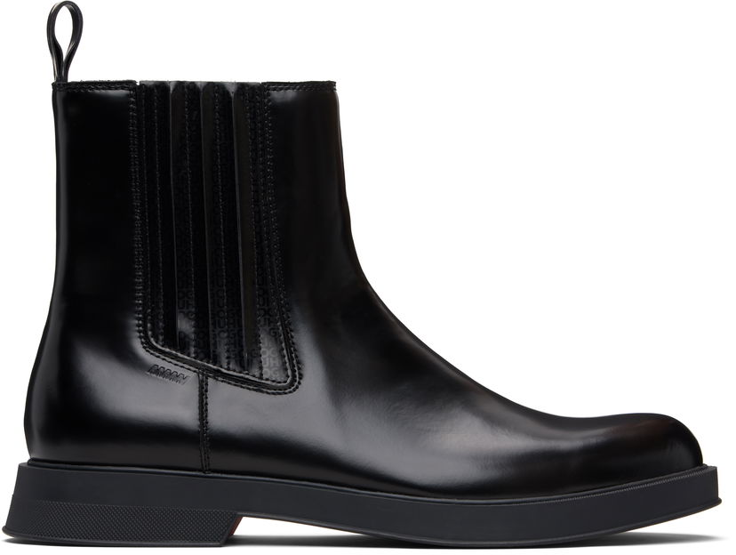 Tennarit ja kengät BOSS Hugo Embossed-Logo Chelsea Boots Musta | 50552567