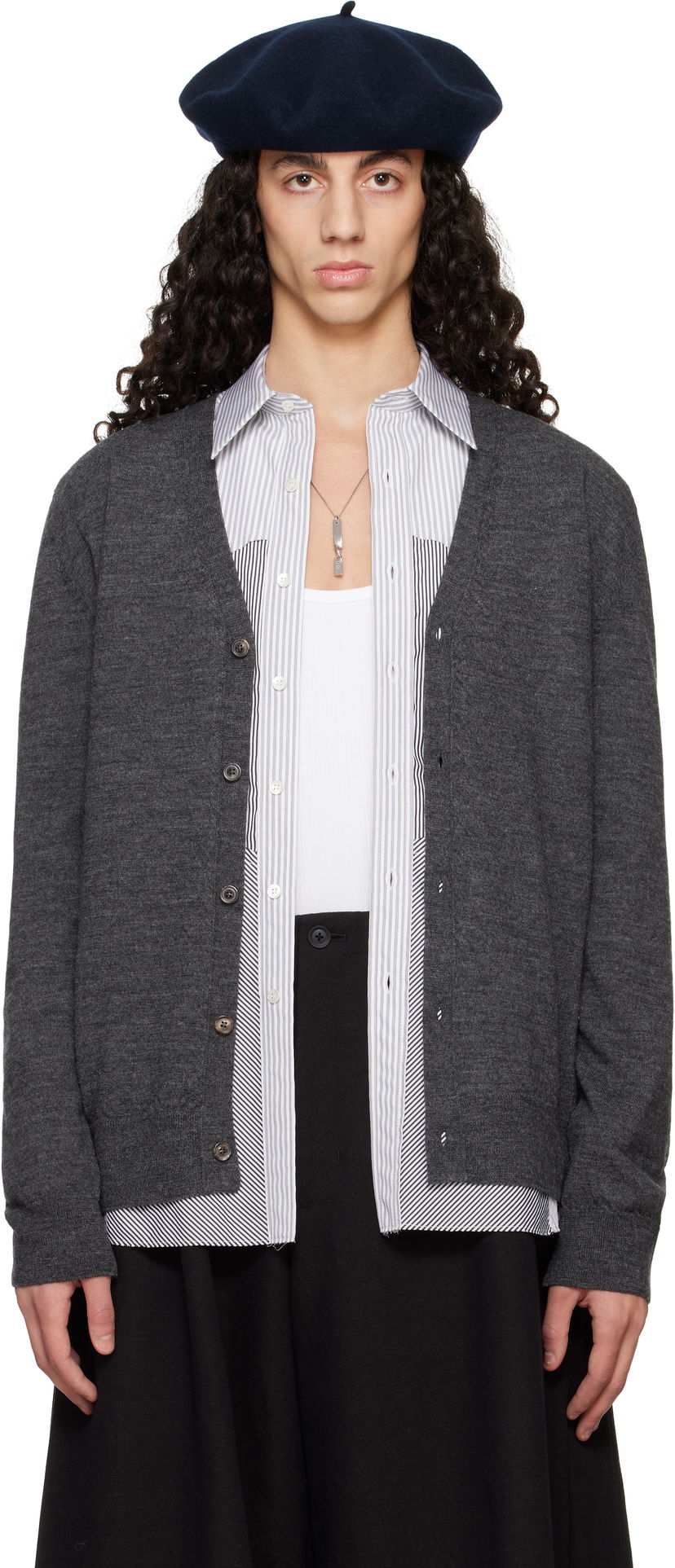 Villapaita Maison Margiela Maison Margiela Cardigan Harmaa | S50HP0027 M13098