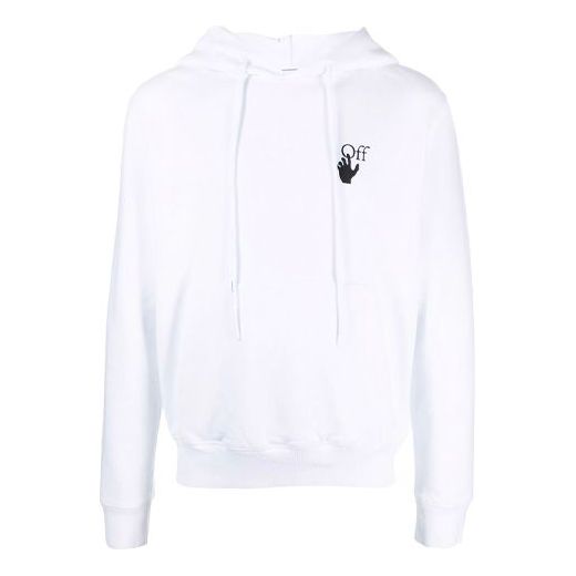 Huppari Off-White Off-White FW21 Hoodie Valkoinen | OMBB034F21FLE0020184
