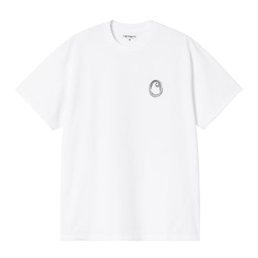 T-paita Carhartt WIP Short Sleeve Charms T-Shirt Valkoinen | I034410_9, 2
