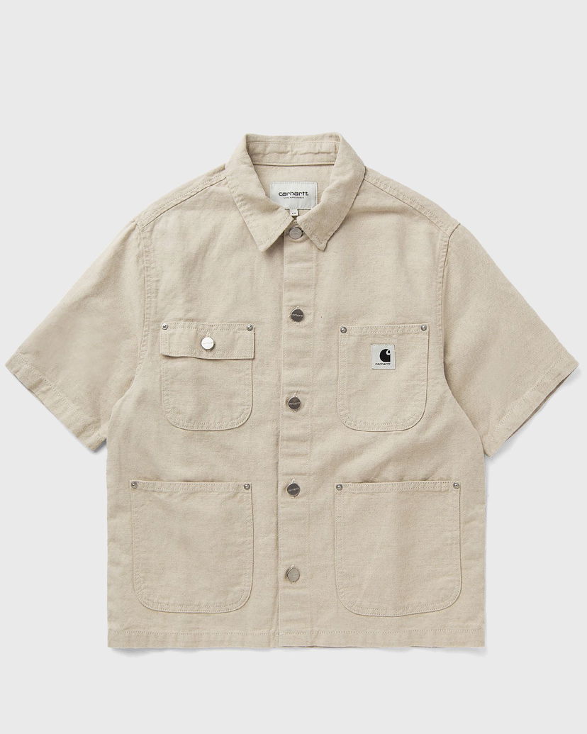 Paita Carhartt WIP Short Sleeve Michigan Shirt Beige | I035573-05.02