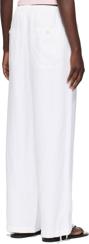 Housut rag & bone rag & bone Adina Beach Trousers Valkoinen | WAW25P70082908, 2