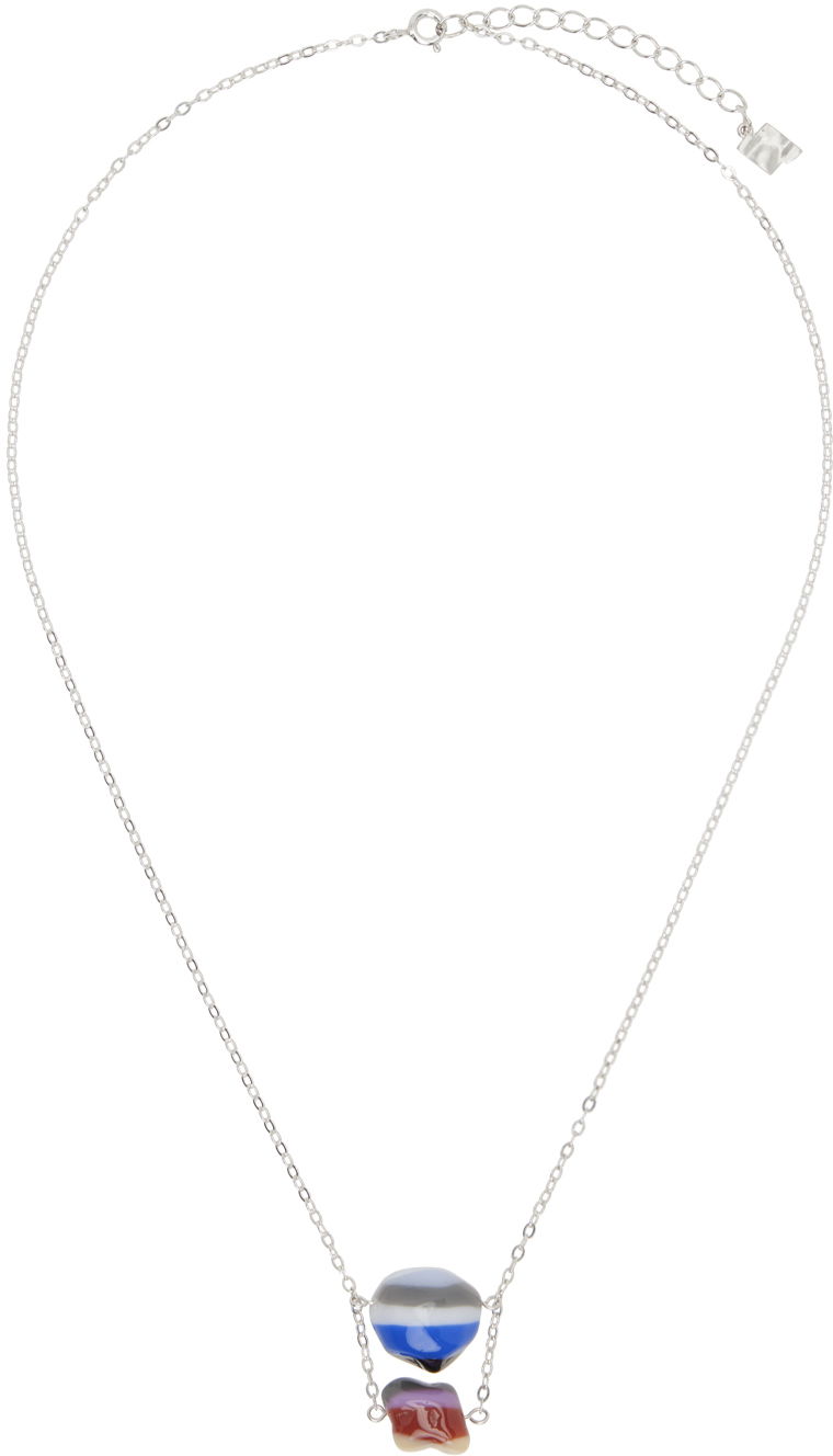 Kaulakoru ADER ERROR Pendant Necklace Metallinen | BN01SSJW0701BL