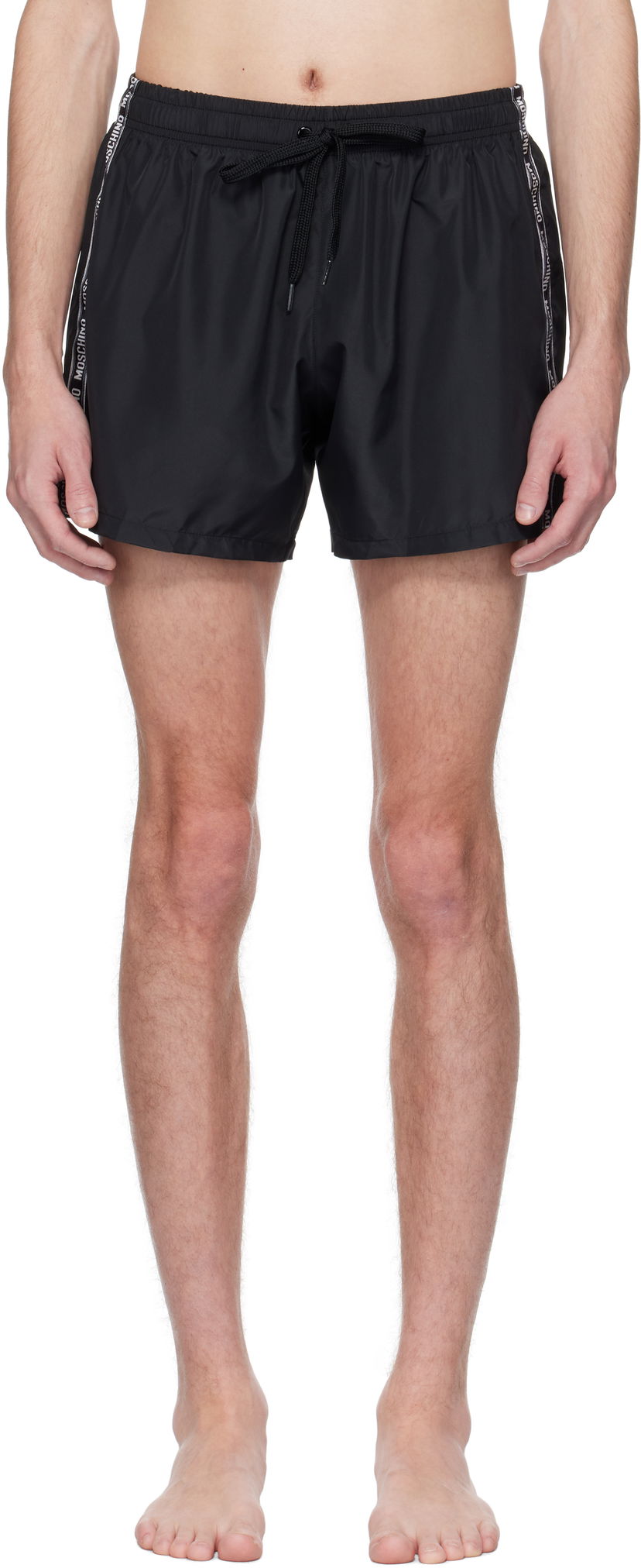 Uimapuvut Moschino Moschino Logo Band Swim Shorts Musta | 251V34243 251V39301 0555
