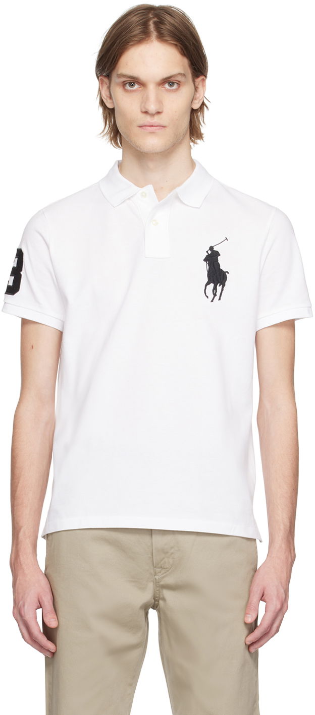 Poolopaita Polo by Ralph Lauren Polo Ralph Lauren Big Pony Polo Valkoinen | 710688969003