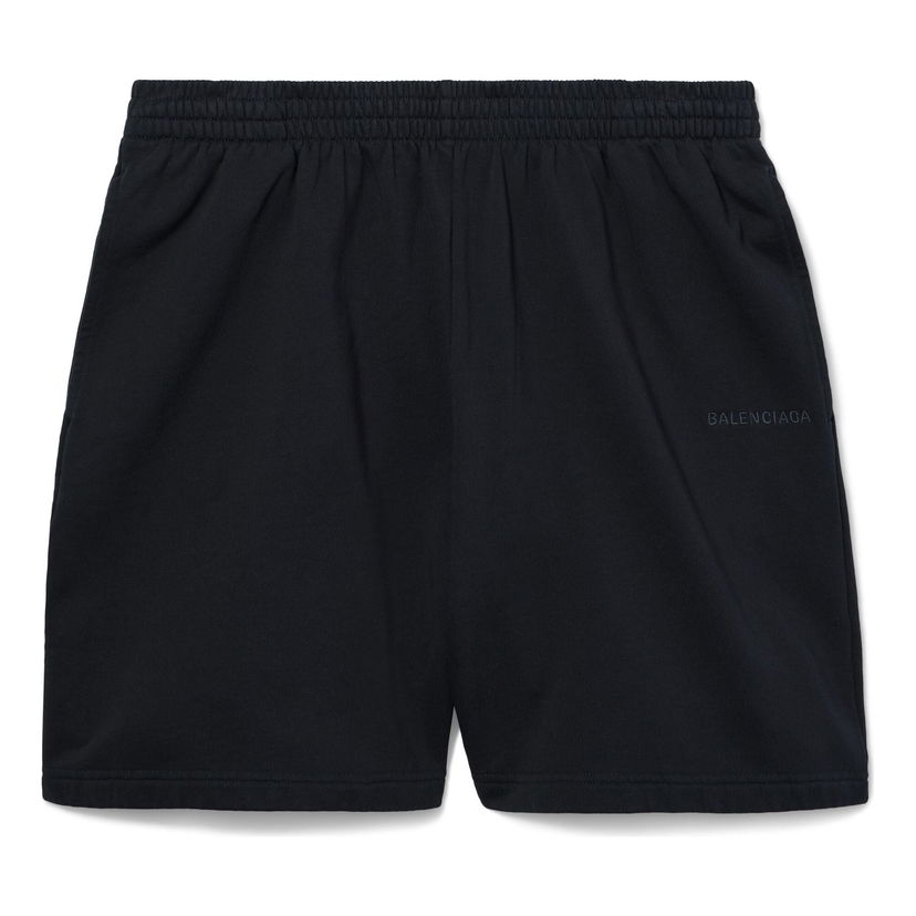 Shortsit Balenciaga Sweat Shorts Musta | 676137TRVM61041