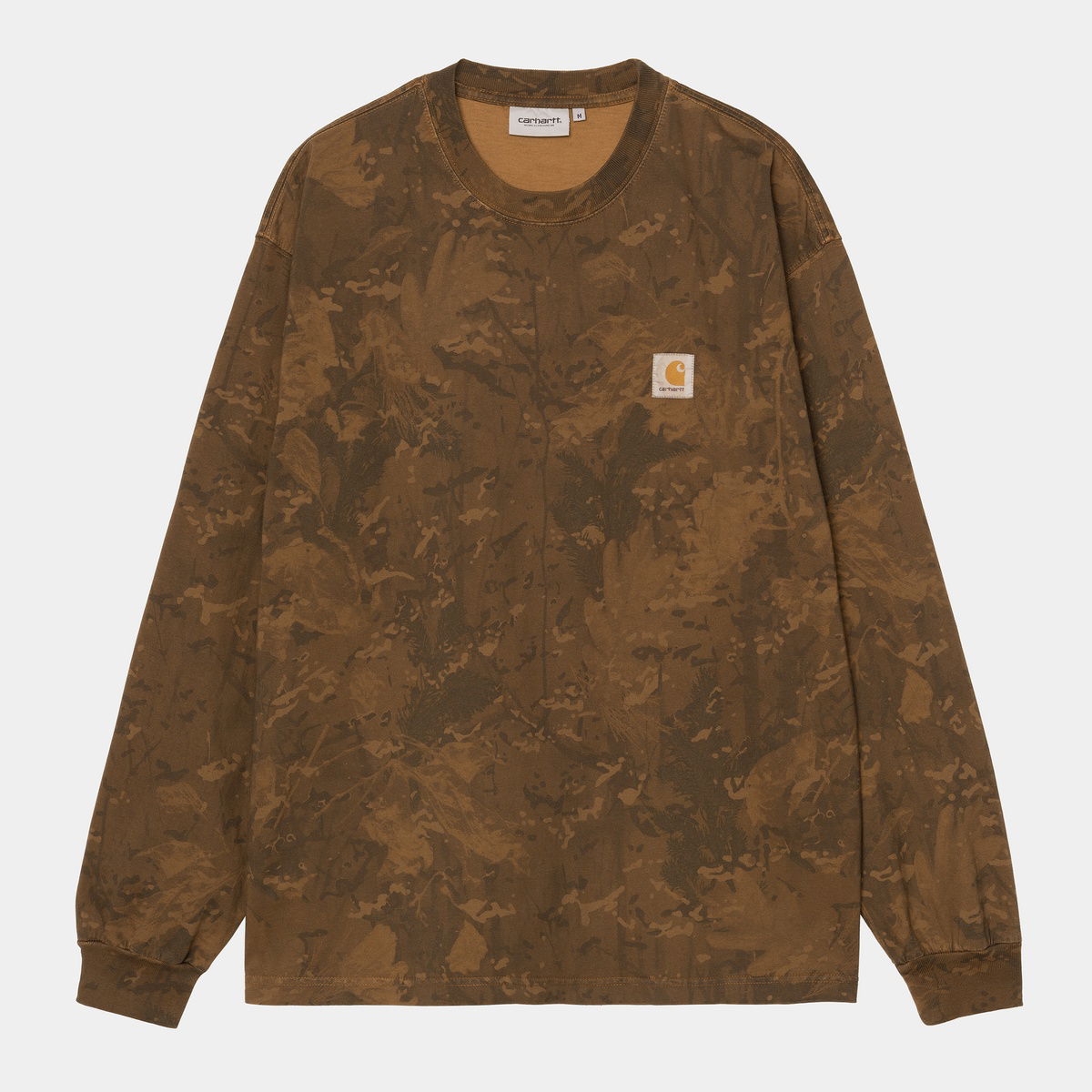 T-paita Carhartt WIP Carhartt WIP Long Sleeve Camo Combi T-Shirt Ruskea | I035858_9, 0