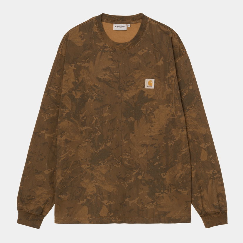 T-paita Carhartt WIP Carhartt WIP Long Sleeve Camo Combi T-Shirt Ruskea | I035858_9