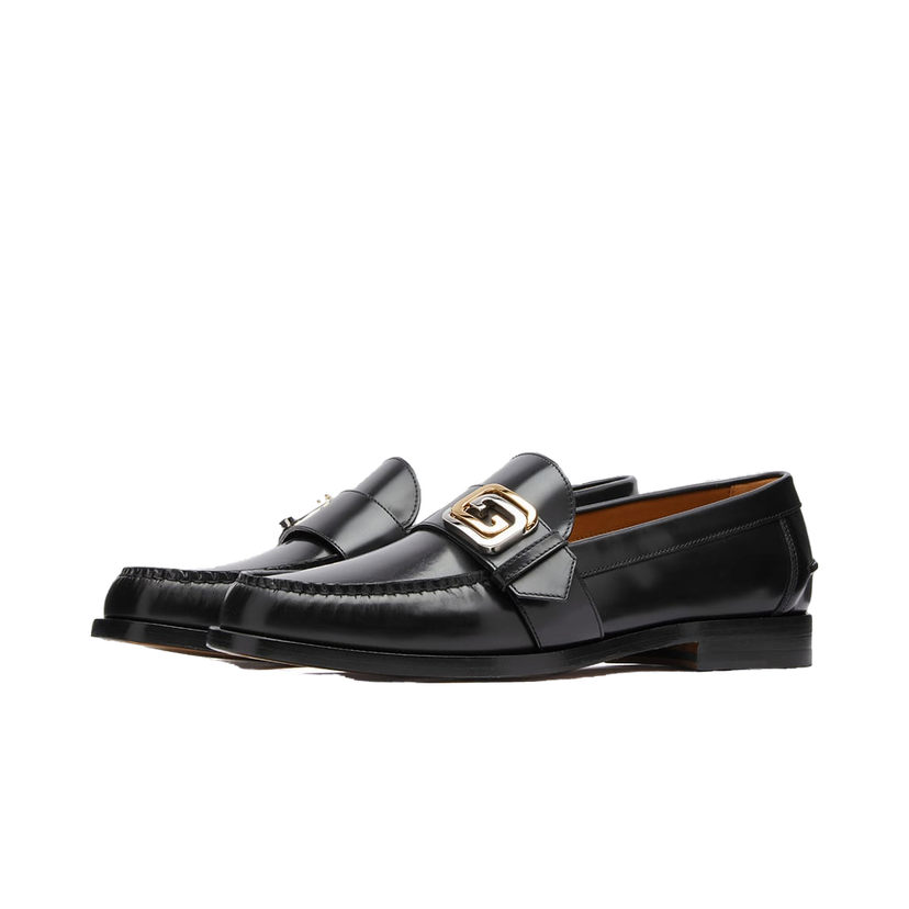 Tennarit ja kengät Gucci Men's GG Buckle Loafer Black Musta | 723631-17X00-1000