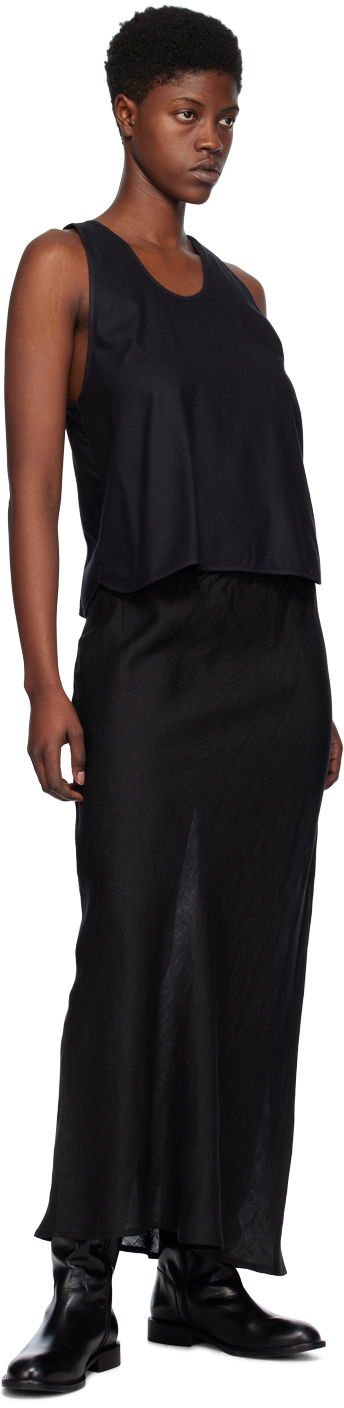 Tankkitoppi Baserange Apron Tank Top Musta | TOAP-WS-000, 3