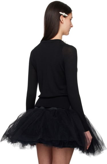 Villapaita Simone Rocha Simone Rocha Classic Wool Pullover Musta | KMK22B 0647, 2