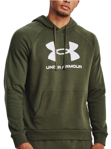 Huppari Under Armour Rival Fleece Vihreä | 1379758-390