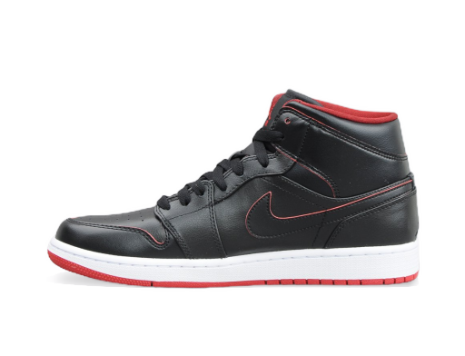 Rajoitettu erä Jordan Air Jordan 1 Mid ''Black Red'' Musta | 554724-028