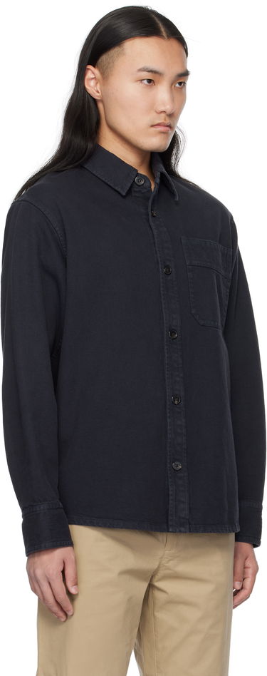 Paita A.P.C. Chest Pocket Overshirt Tummansininen | COGZV-H02918, 1
