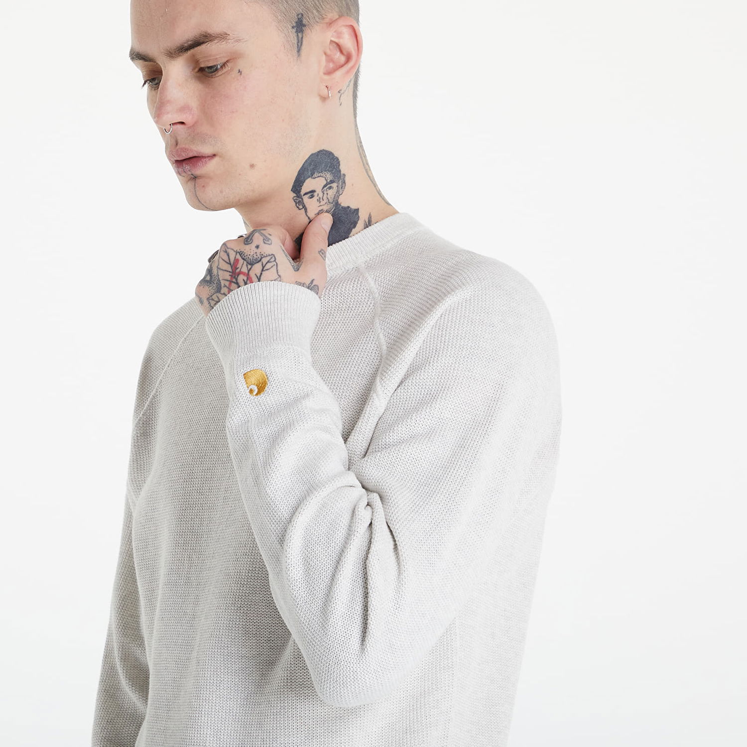 Villapaita Carhartt WIP WIP Chase Sweater Valkoinen | I028581.00JXX, 0