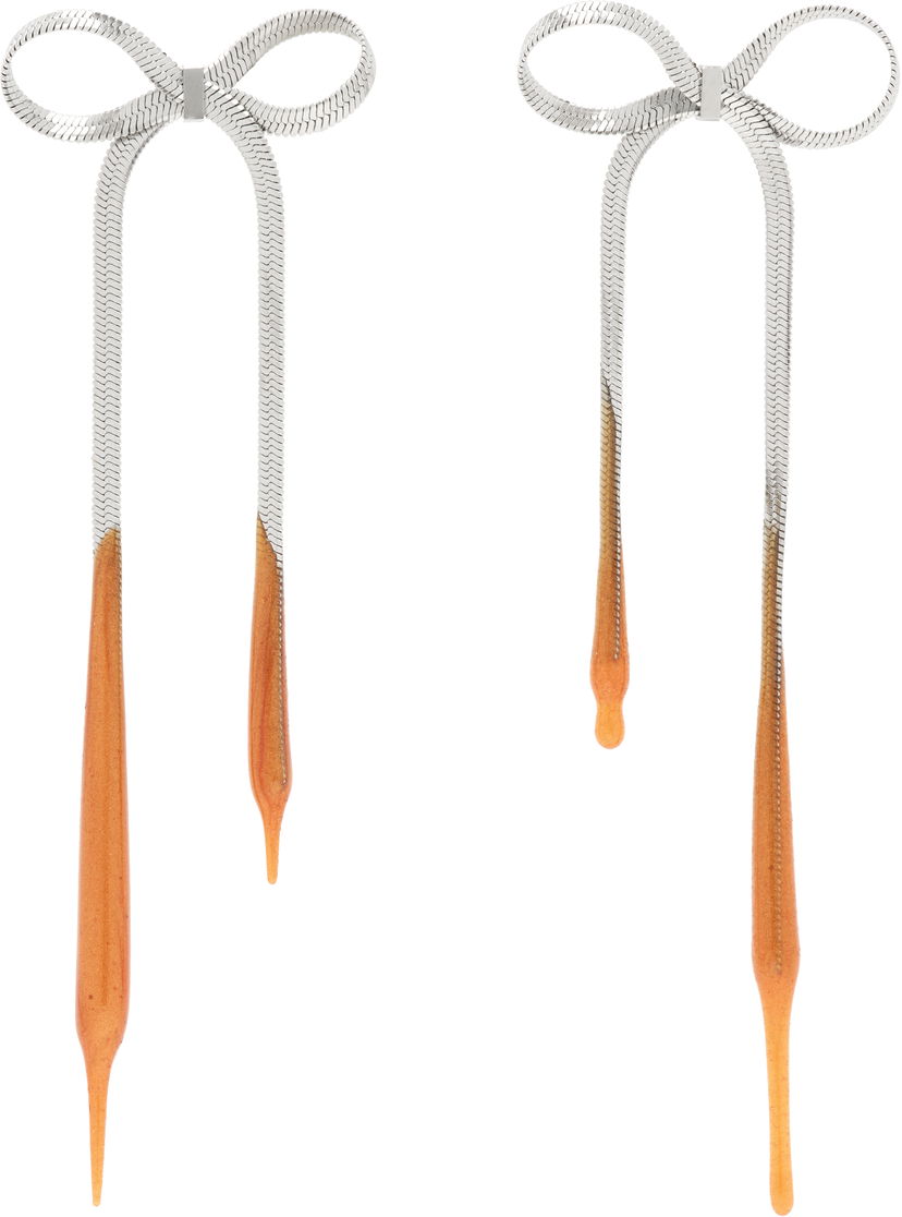 Korvakorut Ottolinger Ottolinger Laced Bow Earrings Oranssi | 12590032502