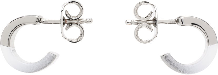 Korvakorut Maison Margiela MM6 Maison Margiela Minimal Hoop Earrings Valkoinen | SM7VG0090 P8339