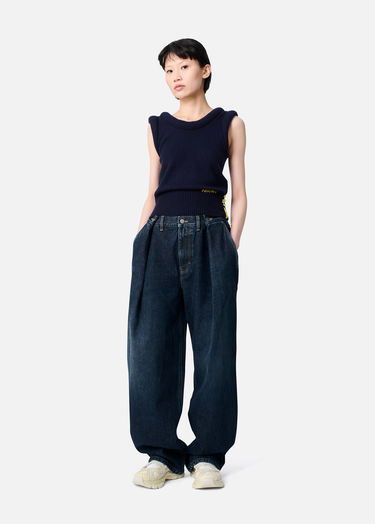 Jeans AXEL ARIGATO Rumor Pleated Wide-Leg Jeans Sininen | A3469002, 5