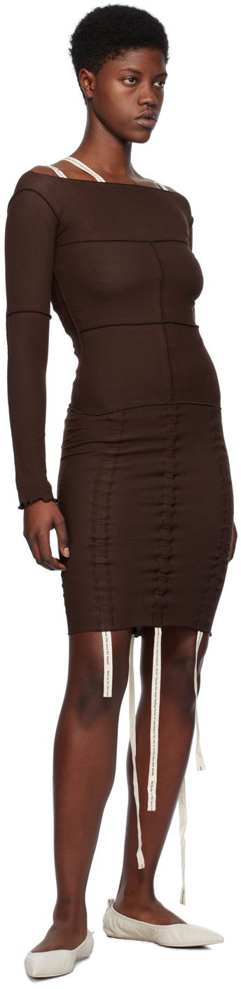 T-paita Baserange Cinder Long Sleeve Top Ruskea | TOCL-RB-SP24, 3