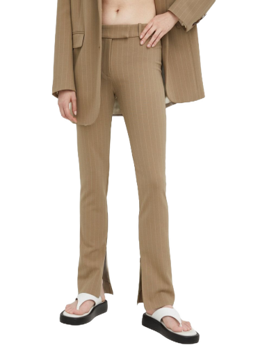 Housut ja farkut Samsoe Samsoe Elisa Trousers Beige | F22200065