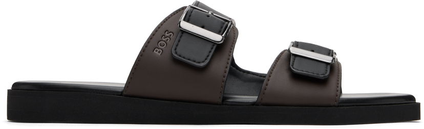 Tennarit ja kengät BOSS BOSS Pin-Buckle Sandals Ruskea | 50541765
