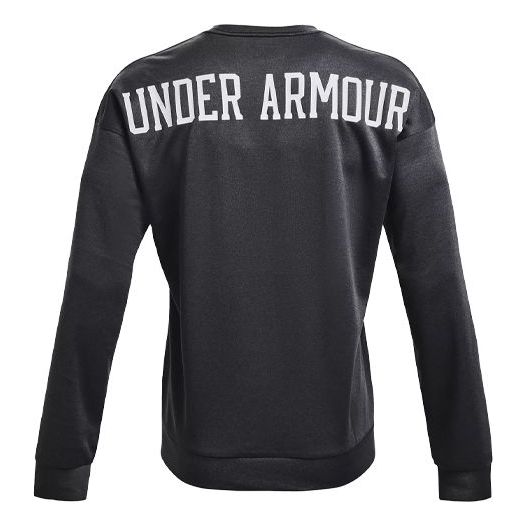 Huppari Under Armour Loose Round Neck Training Sweatshirt Musta | 1361757-001