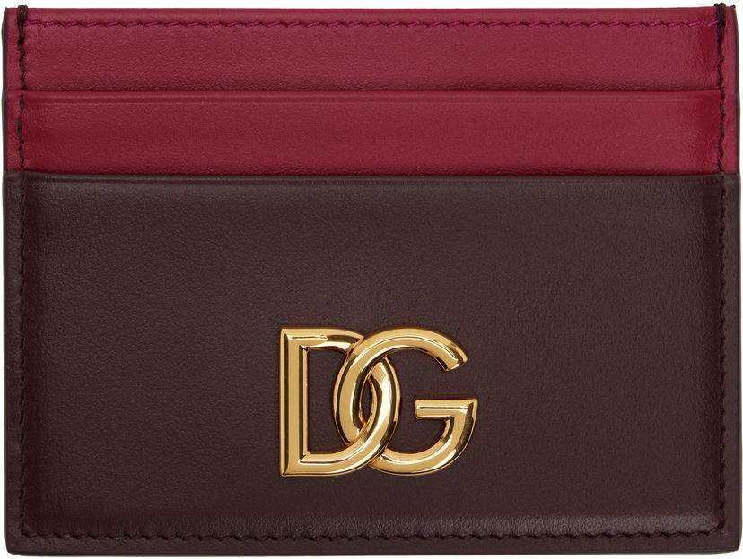 Lompakko Dolce & Gabbana Dolce&Gabbana Calfskin DG Logo Card Holder Ruskea | BI0330 A9M75