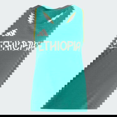 Tankkitoppi adidas Performance Team Ethiopia Running Vihreä | IW3917, 3
