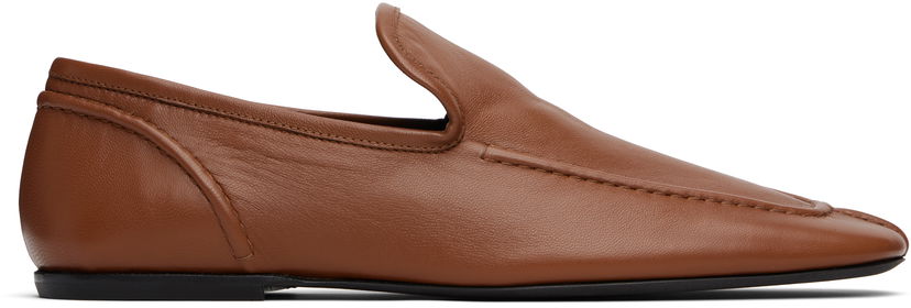 Vaatteet Dries Van Noten Dries Van Noten Leather Loafers Ruskea | MS251-1480