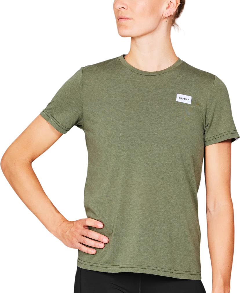 T-paita Saysky Saysky Clean Motion T-Shirt Vihreä | mwrss51c3005