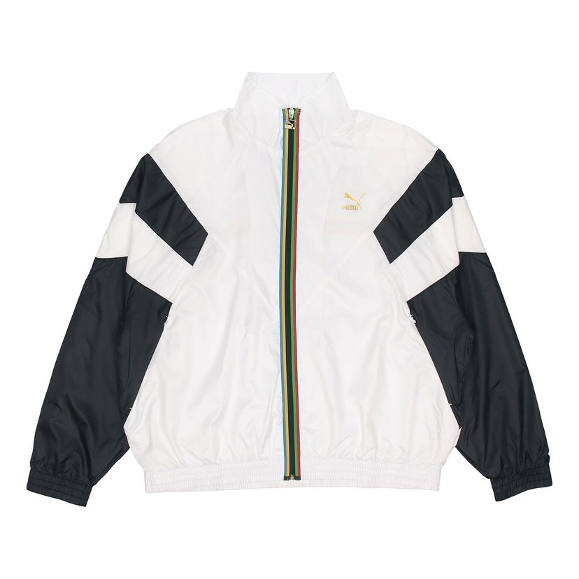 Tuulitakki Puma Casual Sports Jacket Valkoinen | 597610-02