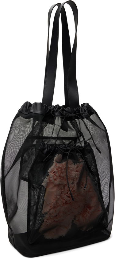 Kangaskassi Simone Rocha Simone Rocha Carnation Pocket Tote Musta | BAG191F 0805, 1
