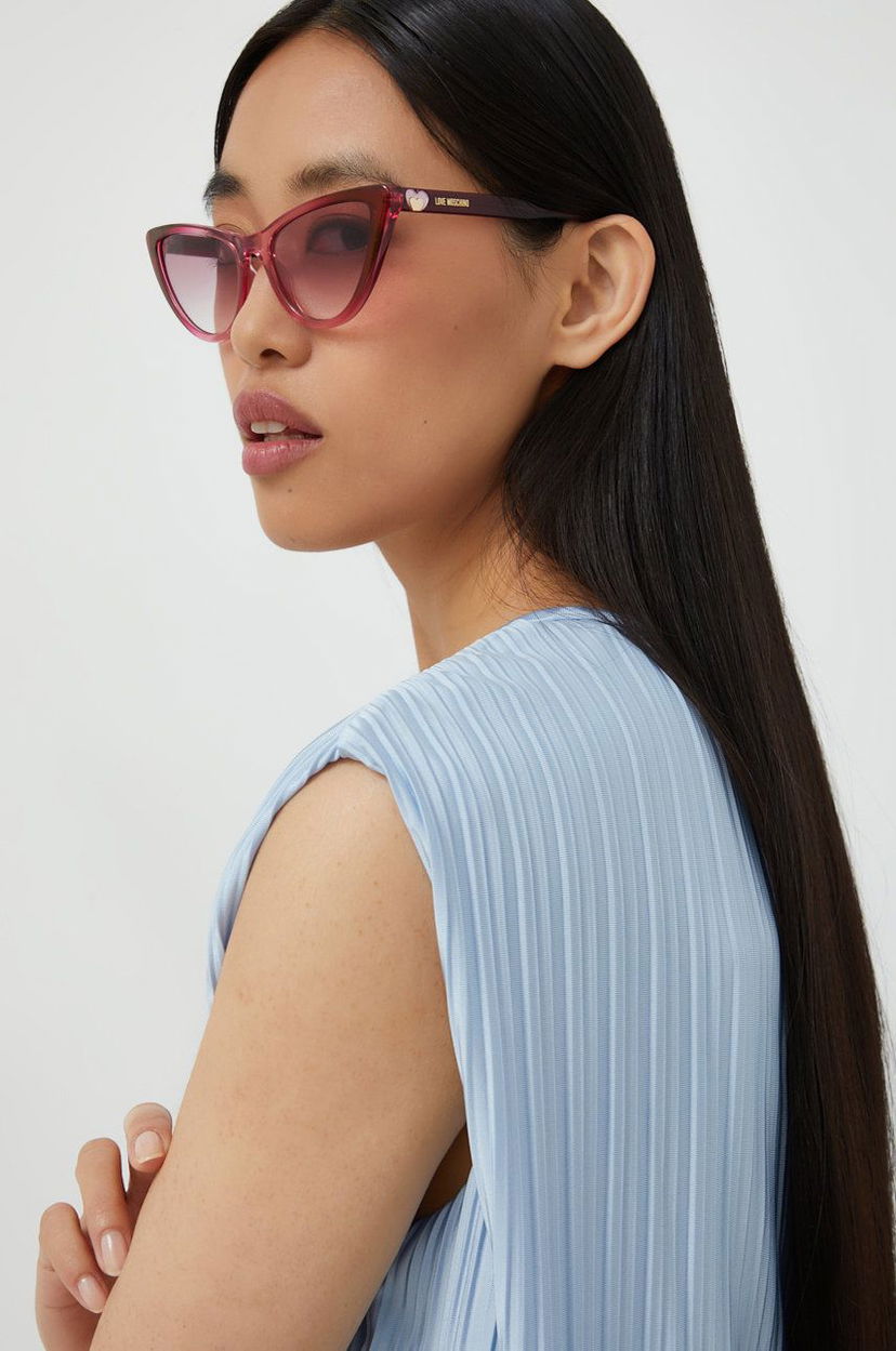 Aurinkolasit Moschino Love Moschino Cat-Eye Sunglasses Punainen | MOL049/S