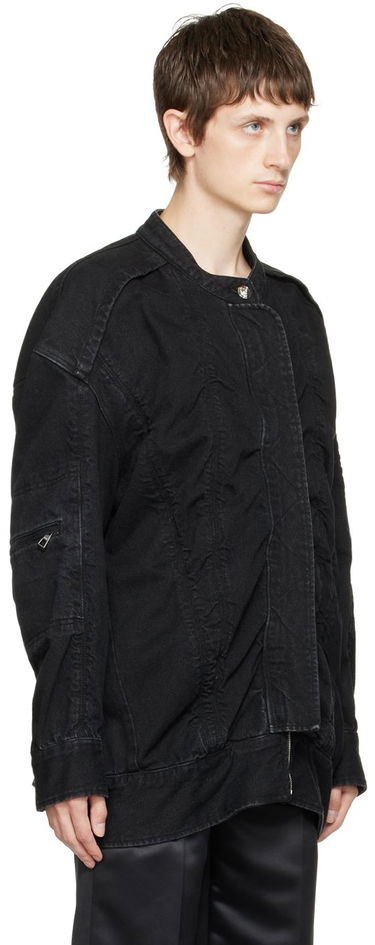 Takki We11done We11done Bomber Denim Jacket Musta | WD-DJ3-21-331-U-BK, 1