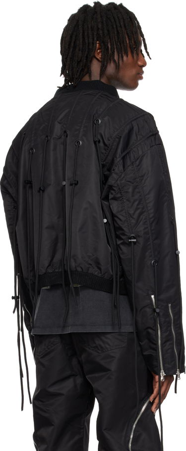 Bomber-takki Who Decides War Who Decides War String Theory Bomber Jacket Musta | 1131410002SS25, 2