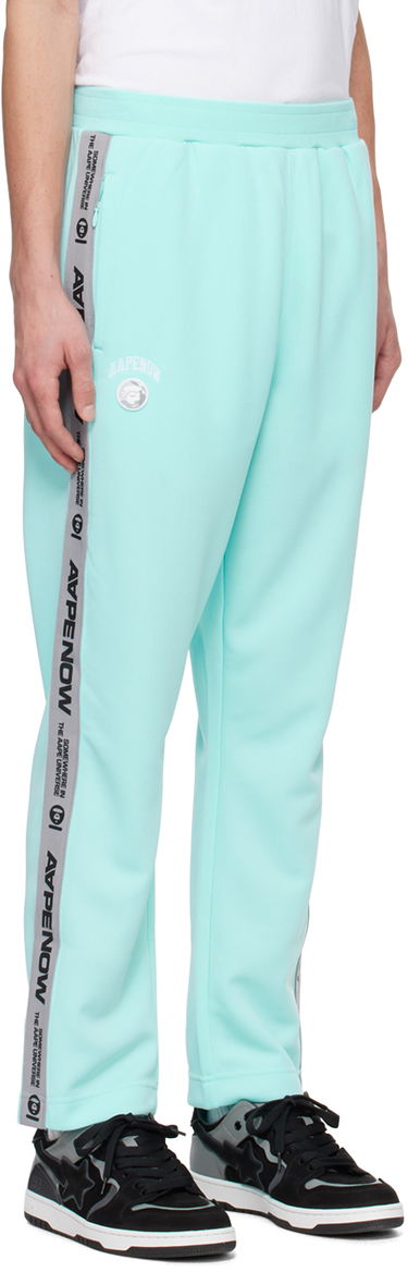 Verryttelyhousut AAPE by A Bathing Ape AAPE by A Bathing Ape Stripe Sweatpants Turkoosi | AAPPTMA672XXMBLR, 1
