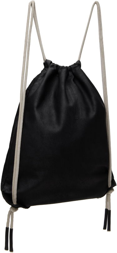 Gymsack Rick Owens Rick Owens Hollywood Drawstring Backpack Musta | RA01E0675 LCN, 2