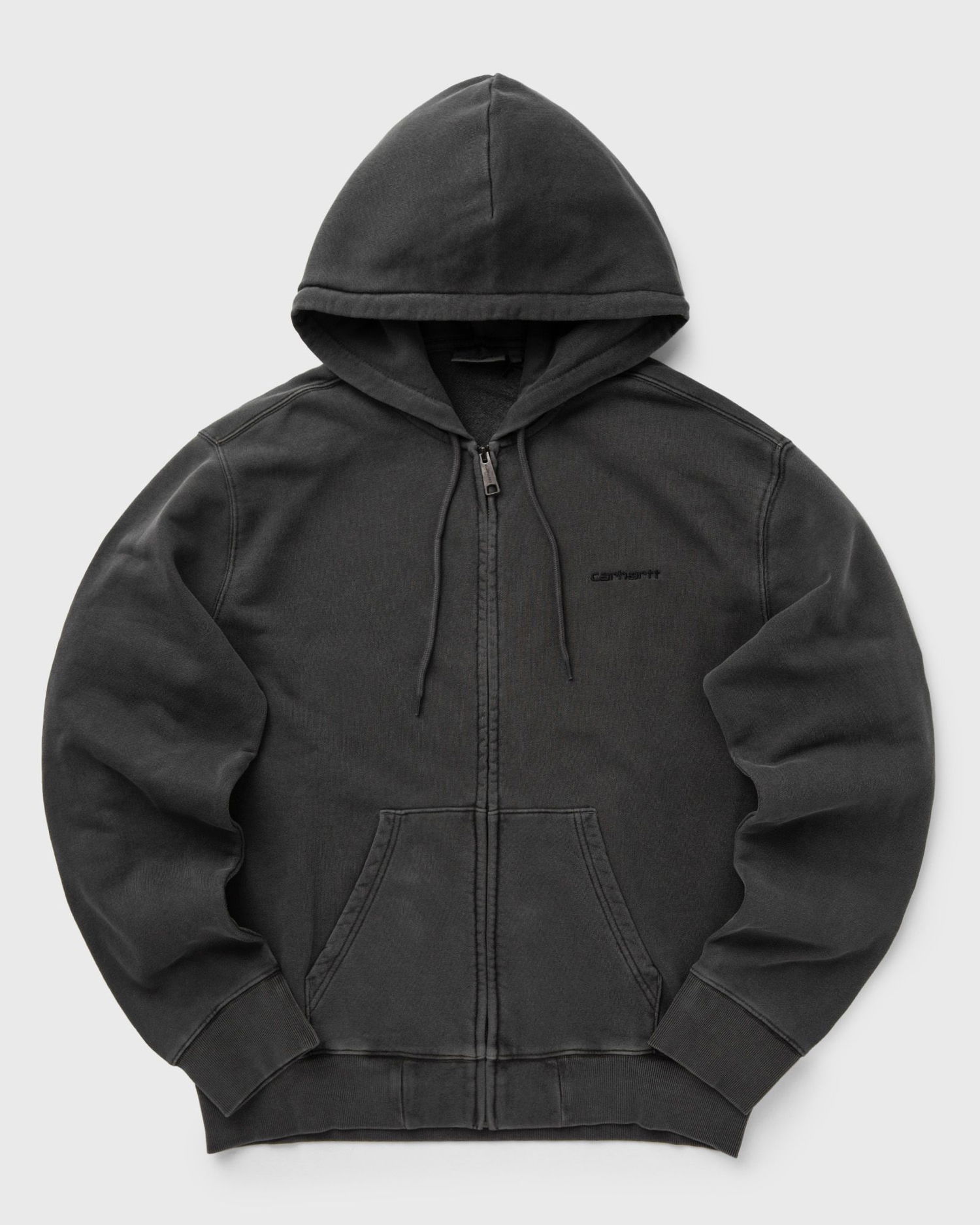 Huppari Carhartt WIP Hooded Duster Script Jacket Harmaa | I033619-89.GD, 0