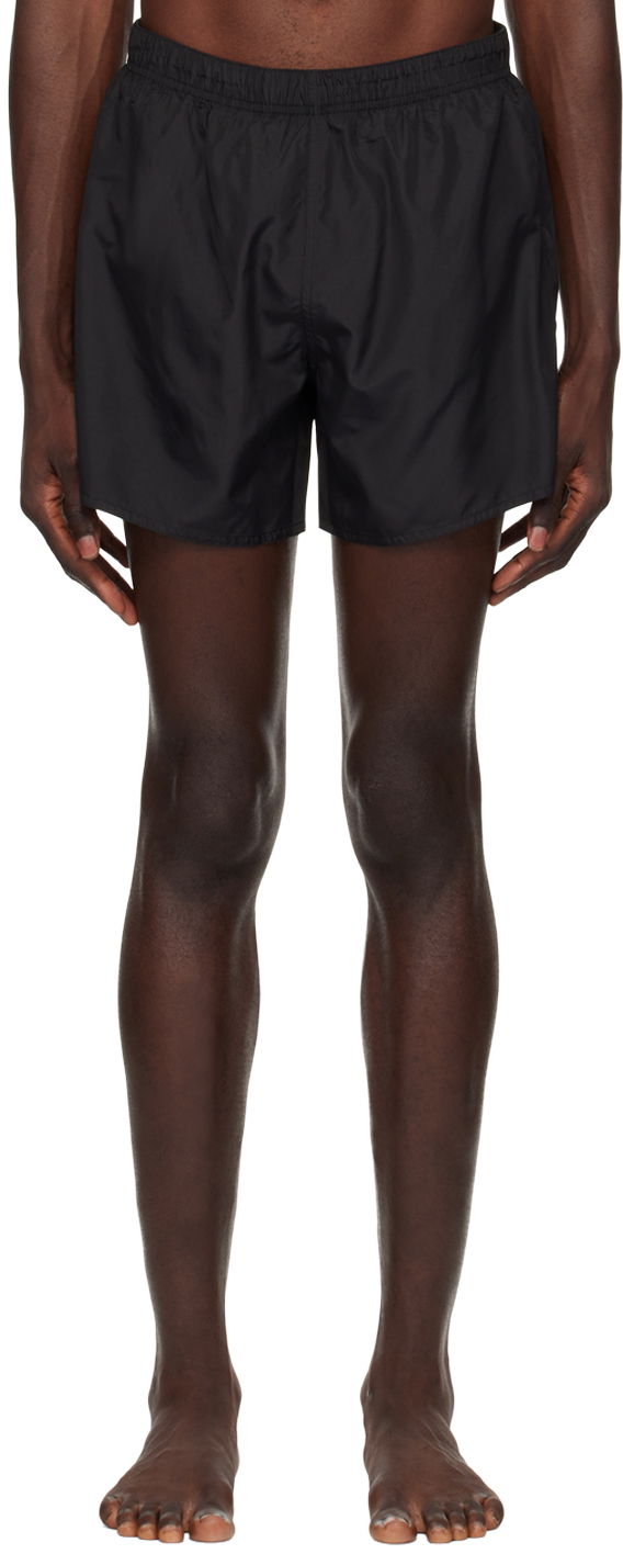 Uimapuvut Courrèges Swim Shorts with Embroidered Logo Musta | 123JMB014PL0103