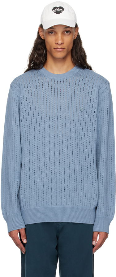 Villapaita Carhartt WIP Caleb Knit Sweater Sininen | I033714, 0
