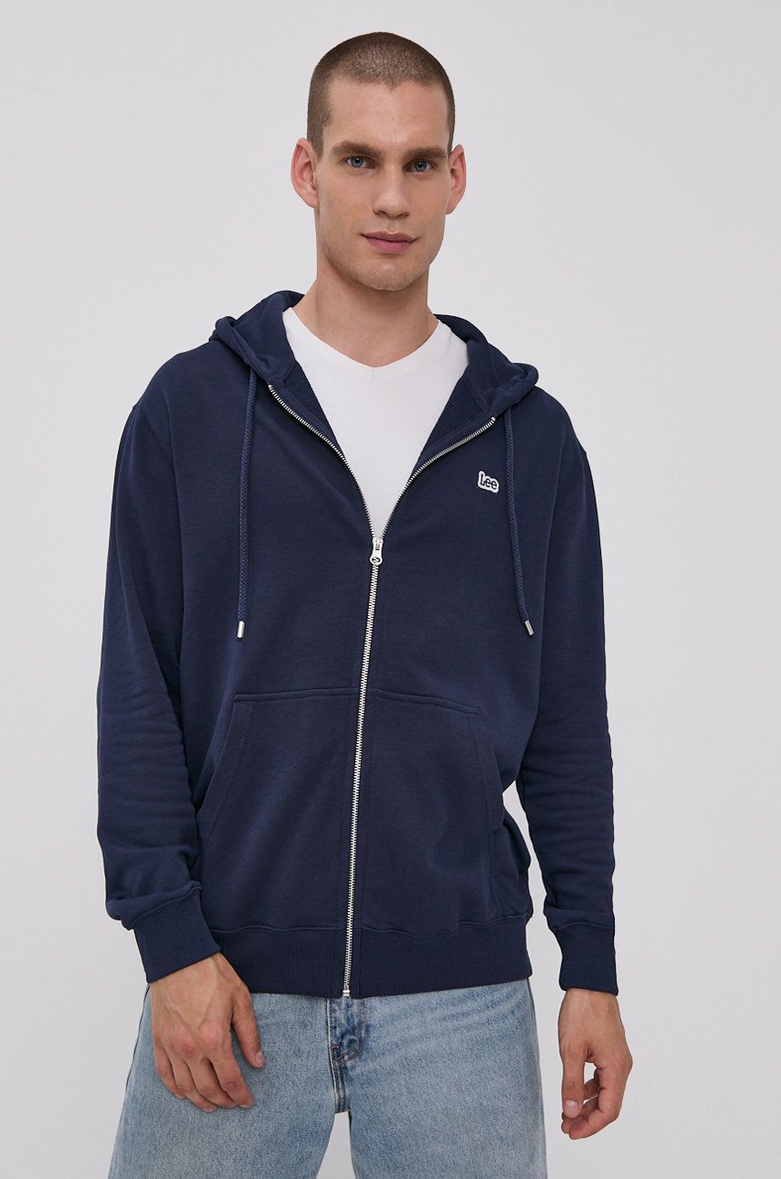 Huppari Lee Basic Zip Throuh Hoody Tummansininen | L80KSP35, 0