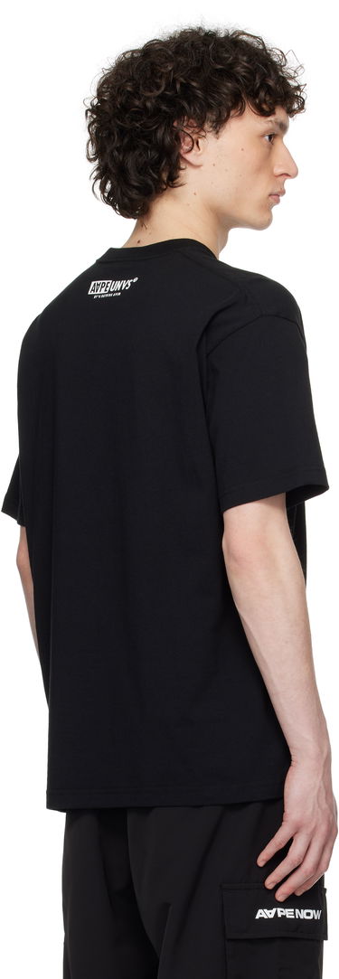 T-paita AAPE by A Bathing Ape AAPE by A Bathing Ape Universe Logo T-Shirt Musta | AAPTEM1648XXNBKX, 2