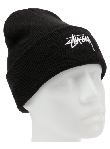 Pipo Stüssy Stock Cuff Beanie Musta | 1321020 / 0001