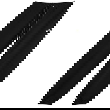 Verryttelyhousut Moncler Emerized Fleece Sweatpants, Size Large Musta | 8H000-04-89AUJ-999, 0