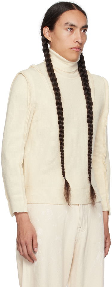 Villapaita R13 R13 Flat Sleeve Turtleneck Beige | R13WY166-Y032A, 1