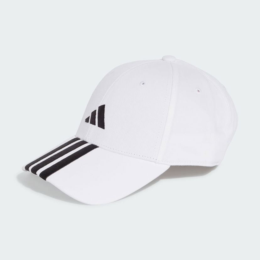 Korkki adidas Performance 3-Stripes Baseball Cap Valkoinen | JE5652