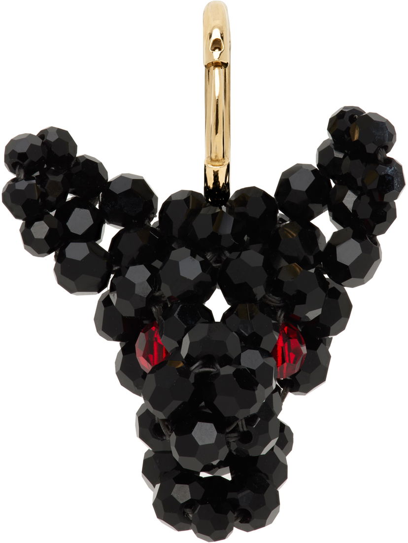 Korvakorut Simone Rocha Simone Rocha Beaded Creature Single Earring Musta | ERG511 0903