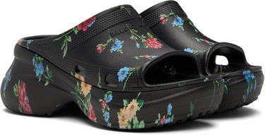Tennarit ja kengät Balenciaga Balenciaga Crocs Edition Floral Pool Slides Musta | 677389W1S8G, 3