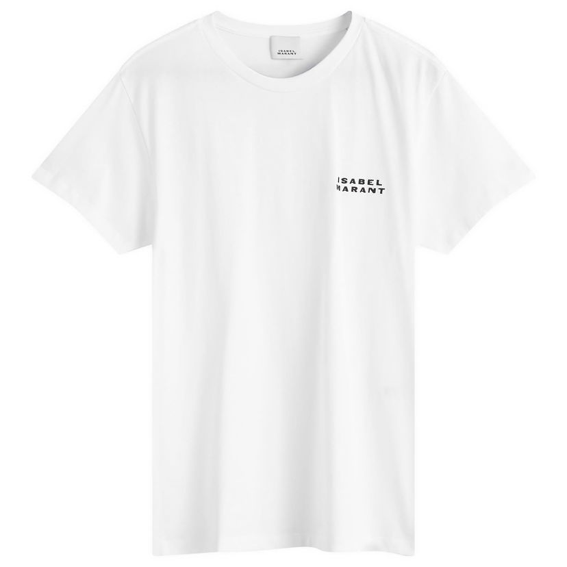 T-paita ISABEL MARANT Vidal Logo T-Shirt Valkoinen | TS0103FA-A2N44I