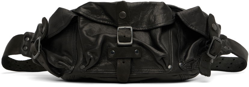 Vyötärölaukku Yohji Yamamoto Shoulder 3Pin Body Belt Bag Musta | HL-I06-777